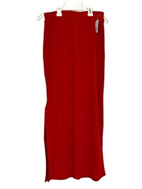 Midi Skirt Burnt Orange Rib Midi Skirt Bronze Amber Old Navy XS NWT